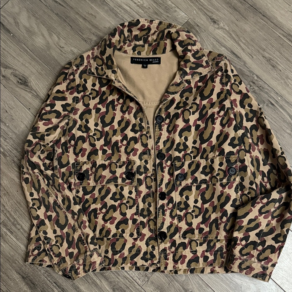 Veronica Beard Leopard Print Jacket